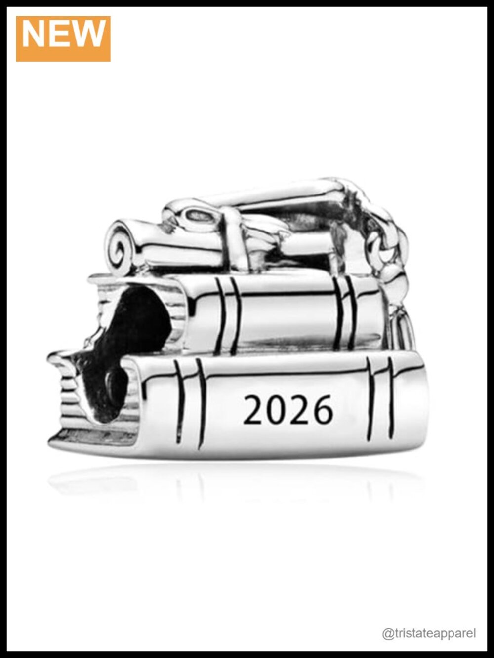 925 Sterling Silver Graduation Charm for Bracelets Necklaces
